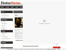 Tablet Screenshot of guitarmaniac.org