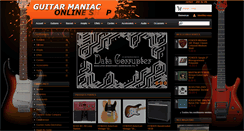 Desktop Screenshot of guitarmaniac.com